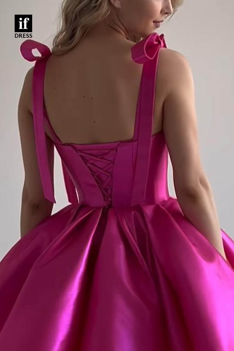 F1301 - Adorable Sweetheart Ruched Cocktail Homecoming Party Ball Gown