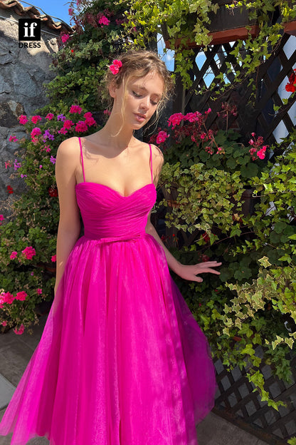 34331 - Romantic Spaghetti Straps A-Line Sweetheart Prom Formal Evening Dress