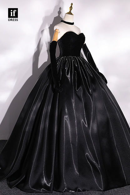 30808 - Sweetheart Ball Gown Sparkly Formal Evening Dress|IFDRESS