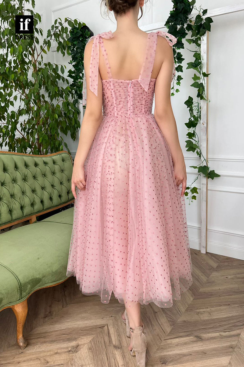 33801 - A-line Sweetheart Pleats Pink Prom Dress with Pockets